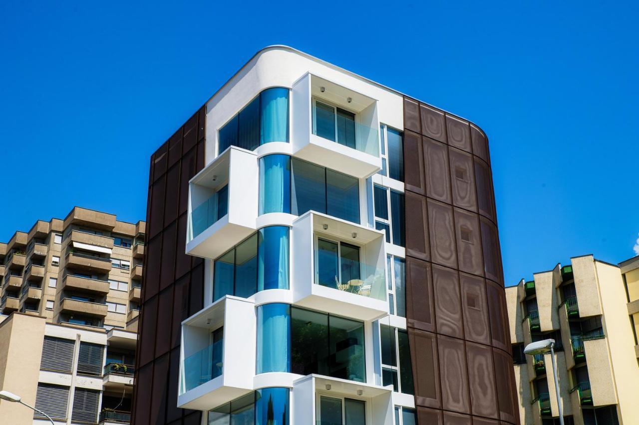Flat Iron Apartments By Quokka 360 - Modern Building 5 Min From The Centre Of Lugano Viganello Exterior foto