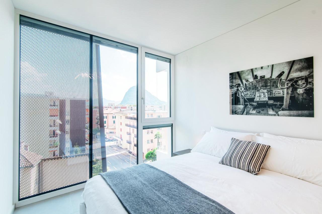 Flat Iron Apartments By Quokka 360 - Modern Building 5 Min From The Centre Of Lugano Viganello Exterior foto