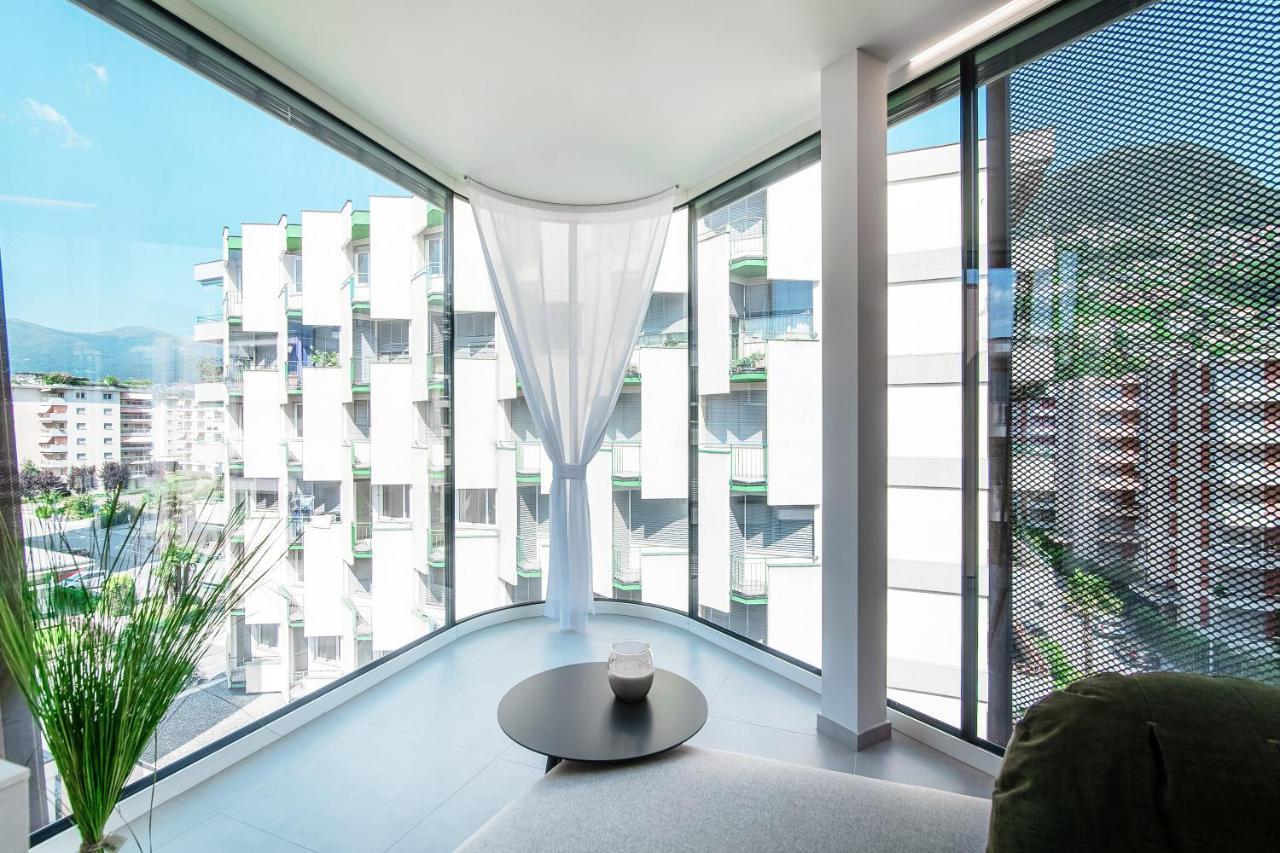 Flat Iron Apartments By Quokka 360 - Modern Building 5 Min From The Centre Of Lugano Viganello Exterior foto