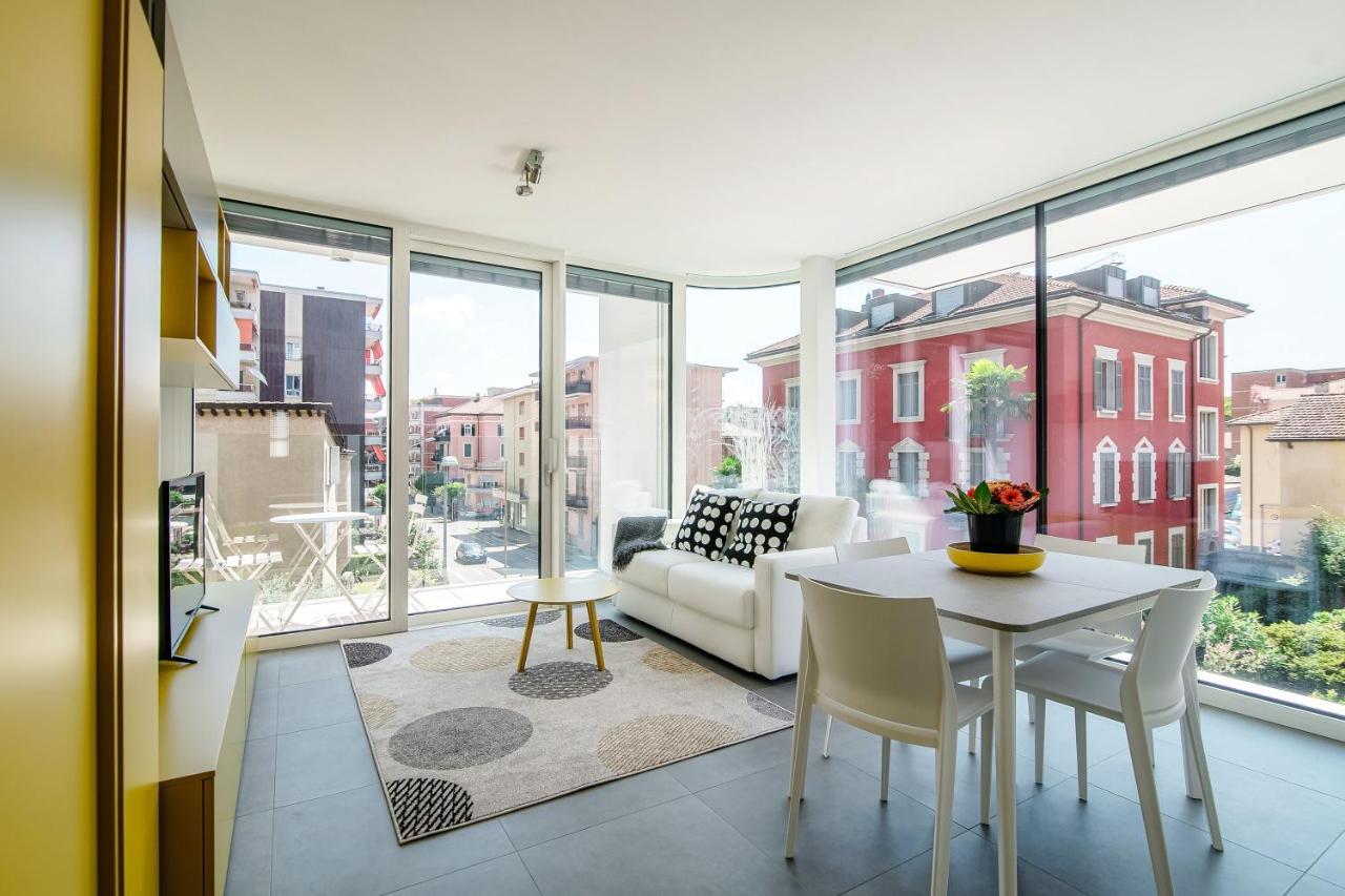 Flat Iron Apartments By Quokka 360 - Modern Building 5 Min From The Centre Of Lugano Viganello Exterior foto